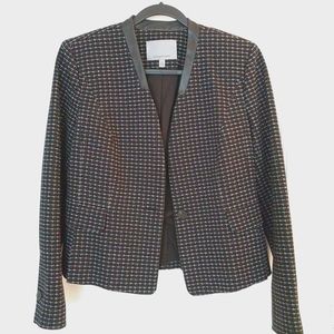 Classiques Entier Never Worn Blazer with Leather Detail